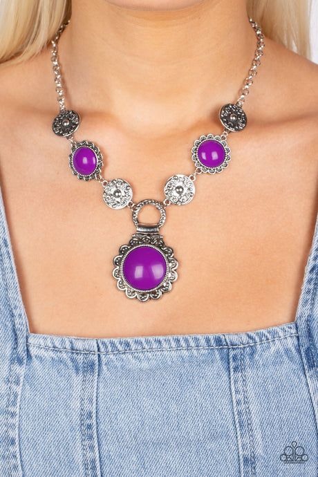 Paparazzi ~ Poppy Persuasion ~ Purple Necklace Set