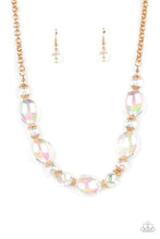 Load image into Gallery viewer, Paparazzi ~ Prismatic Magic ~ Gold Necklace Set