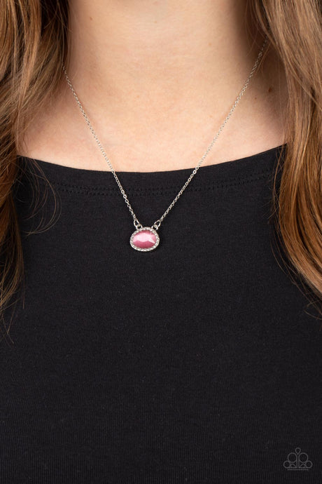 Paparazzi ~ Treasure Me Always ~ Pink Necklace Set