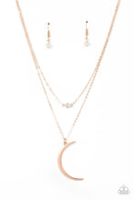 Load image into Gallery viewer, Paparazzi ~ Modern Moonbeam ~ Rose Gold Necklace Set