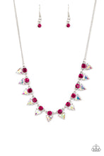 Load image into Gallery viewer, Paparazzi ~ Razor-Sharp Refinement ~ Pink Necklace Set