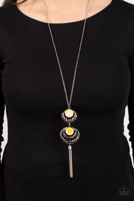 Paparazzi ~ Limitless Luster ~ Yellow Necklace Set