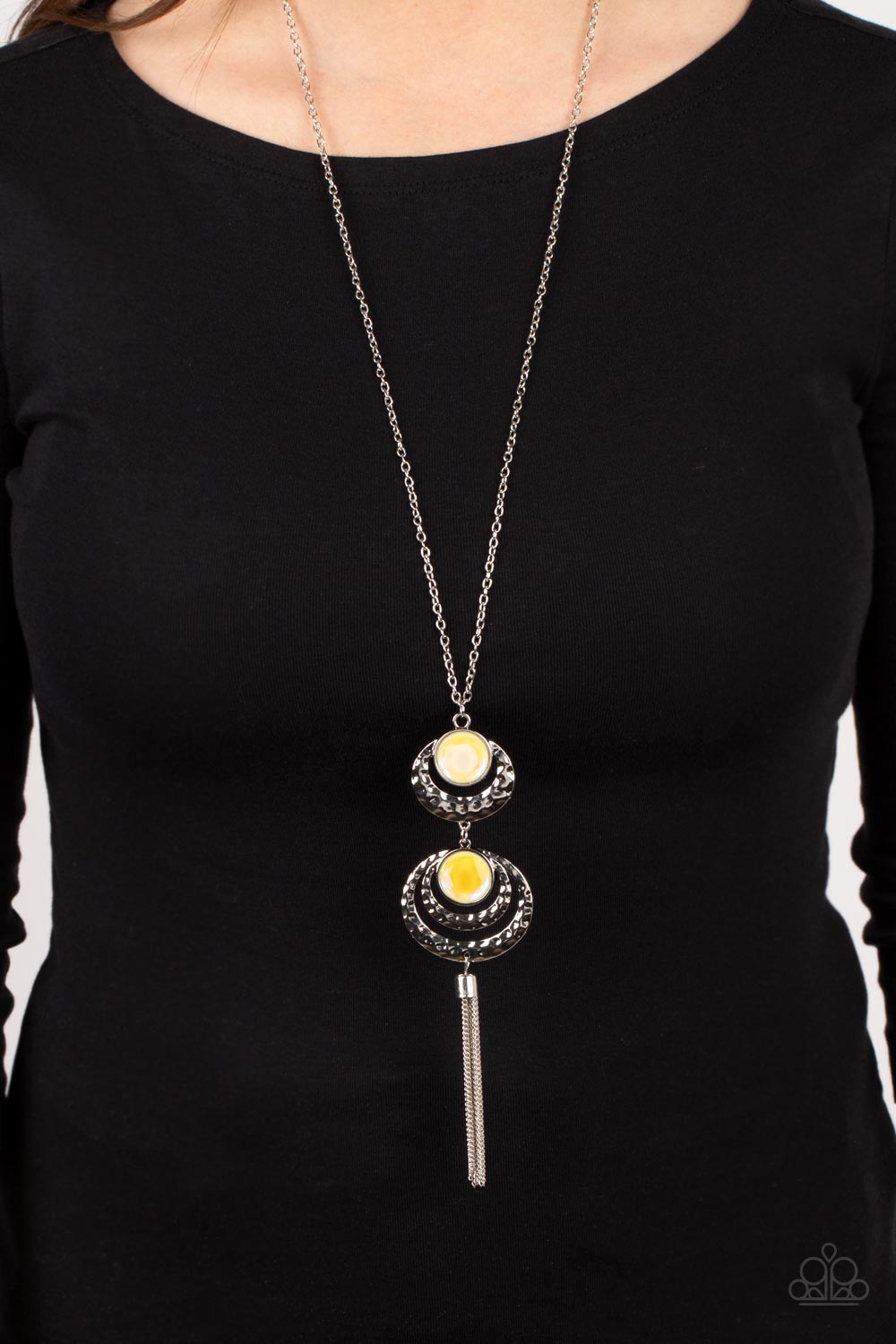 Paparazzi ~ Limitless Luster ~ Yellow Necklace Set