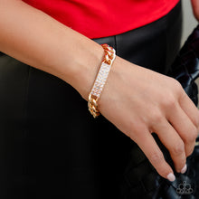 Load image into Gallery viewer, Paparazzi ~ Icy Impact ~ Gold Bracelet
