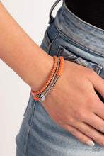 Load image into Gallery viewer, Paparazzi ~ Terraform Trendsetter ~ Orange Bracelet