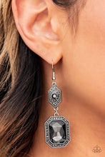 Load image into Gallery viewer, Paparazzi ~ Starry-Eyed Sparkle ~ Silver Earrings (Fashion Fix Exclusive)