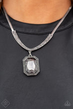 Load image into Gallery viewer, Paparazzi ~ Fit for a DRAMA QUEEN ~ Silver Necklace Set (Fashion Fix Exclusive)
