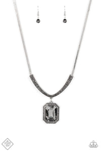 Paparazzi ~ Fit for a DRAMA QUEEN ~ Silver Necklace Set (Fashion Fix Exclusive)