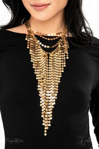 Paparazzi ~ "The Suz" ~ ZI Collection ~ Gold Necklace Set