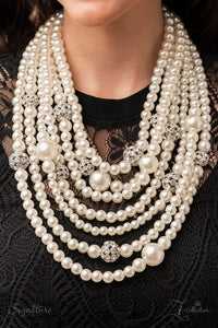 Paparazzi ~ "The Courtney" ~ ZI Collection ~ White Pearls Necklace Set