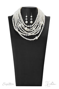 Paparazzi ~ "The Courtney" ~ ZI Collection ~ White Pearls Necklace Set