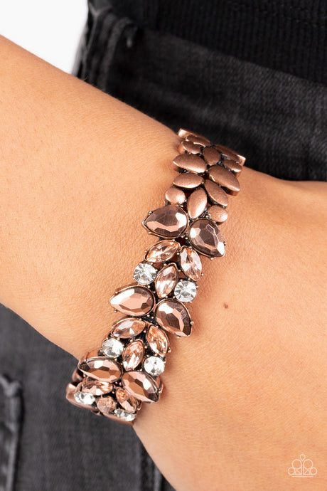 Paparazzi ~  Glacial Gleam ~ Copper Cuff Bracelet