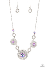 Load image into Gallery viewer, Paparazzi ~ Cosmic Cosmos ~ Purple Necklace Set