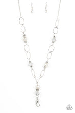 Load image into Gallery viewer, Paparazzi ~ Creative Couture ~ White Lanyard Necklace Set
