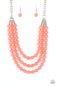 Paparazzi ~ Summer Surprise ~ Orange Necklace Set