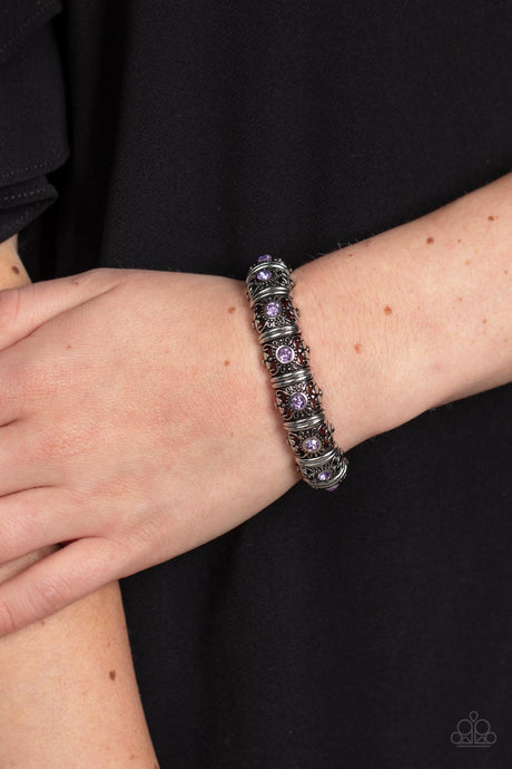 Paparazzi ~ Ageless Glow ~ Purple Bracelet