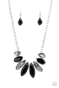 Paparazzi ~ Crystallized Couture ~ Black Necklace Set