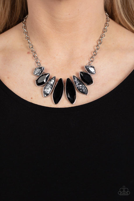 Paparazzi ~ Crystallized Couture ~ Black Necklace Set