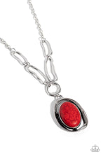 Load image into Gallery viewer, Paparazzi ~ Sandstone Stroll ~ Red Necklace Set