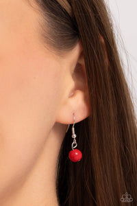 Paparazzi ~ Sandstone Stroll ~ Red Necklace Set