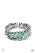 Load image into Gallery viewer, Paparazzi ~ Wildland Wanderer ~ Blue Bracelet (Fashion Fix Exclusive)