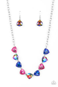 Paparazzi ~ Dreamy Drama ~ Blue Necklace Set