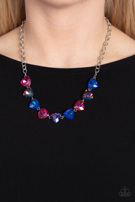 Paparazzi ~ Dreamy Drama ~ Blue Necklace Set