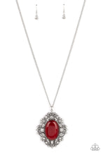 Load image into Gallery viewer, Paparazzi ~ Dream Board Dazzle ~ Red Vintage Pendant Necklace Set