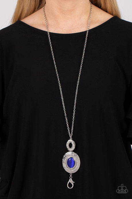 Paparazzi ~ Fairytale Finesse ~ Blue Lanyard Necklace Set