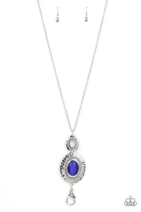 Paparazzi ~ Fairytale Finesse ~ Blue Lanyard Necklace Set