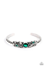 Load image into Gallery viewer, Paparazzi ~ Vogue Vineyard ~ Green Cuff Bracelet