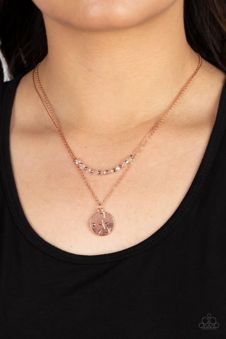 Paparazzi ~ Stunning Supernova ~ Copper Necklace Set