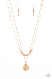 Paparazzi ~ Stunning Supernova ~ Gold Necklace Set