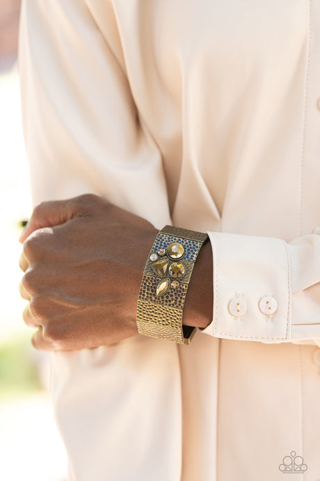 Paparazzi ~ Flickering Fortune ~ Brass Bracelet