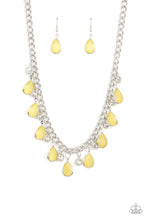 Load image into Gallery viewer, Paparazzi ~ Frosted and Framed ~ Yellow Necklace Set