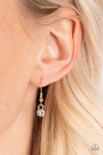 Load image into Gallery viewer, Paparazzi ~ Castle Diamonds ~ Silver Necklace Set