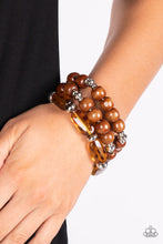 Load image into Gallery viewer, Paparazzi ~ WILD-Mannered ~ Brown Bracelet