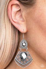 Load image into Gallery viewer, Paparazzi ~ Royal Remix ~ Silver Earrings