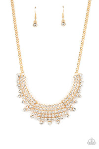 Paparazzi ~ Shimmering Song ~ Gold Necklace Set (Life of the Party Exclusive)