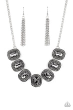 Load image into Gallery viewer, Paparazzi ~ Iced Iron ~ Silver Necklace Set