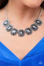 Load image into Gallery viewer, Paparazzi ~ Iced Iron ~ Silver Necklace Set