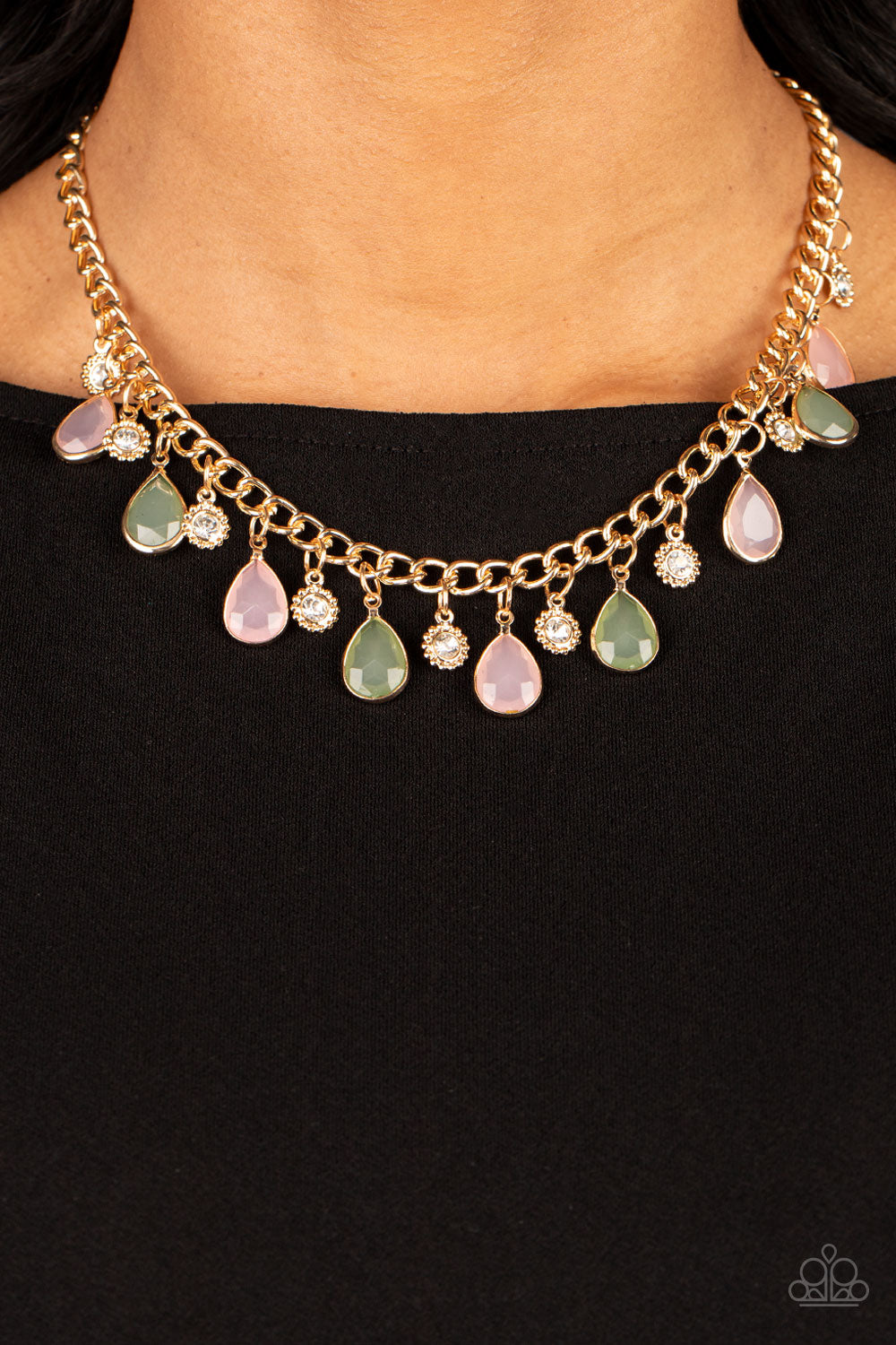 Paparazzi ~ Frosted and Framed ~ Multi Necklace Set