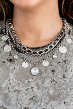 Load image into Gallery viewer, Paparazzi ~ Industrial Noise ~ White Necklace Set (Fashion Fix Exclusive)