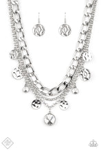 Load image into Gallery viewer, Paparazzi ~ Industrial Noise ~ White Necklace Set (Fashion Fix Exclusive)