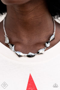 Paparazzi ~ Raw Rapture ~ Silver Necklace Set (Fashion Fix Exclusive)