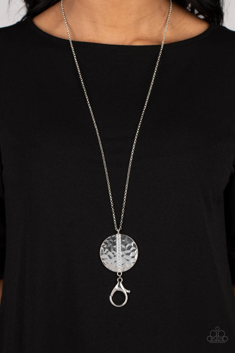 Paparazzi ~ Token of My Gratitude ~ White Lanyard Necklace Set