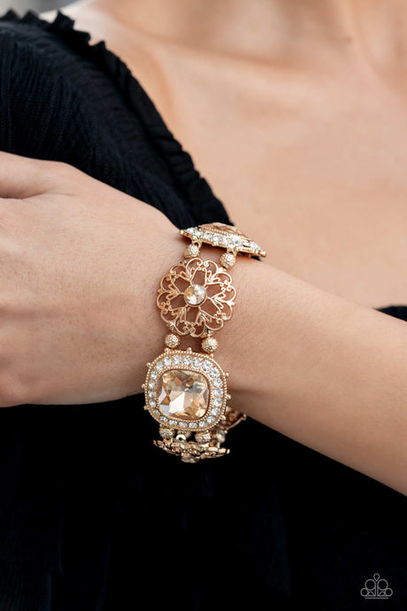 Paparazzi ~ Gilded Gallery ~ Gold Bracelet