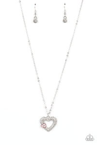Paparazzi ~ Bedazzled Bliss ~ Pink Necklace Set