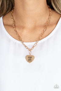 Paparazzi ~ Perennial Proverbs ~ Gold Inspirational Necklace Set