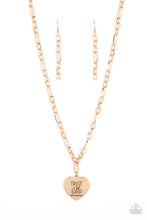 Load image into Gallery viewer, Paparazzi ~ Perennial Proverbs ~ Gold Inspirational Necklace Set